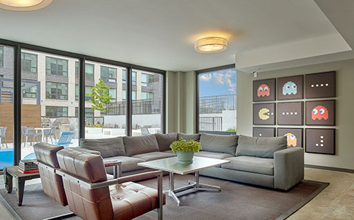 apartment lounge - ParkandGarden hoboken nj